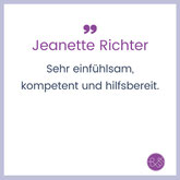 Feedback zu Coach und Mentaltrainerin Barbara Dondrup: Sehr einfühlsam, kompetent und hilfsbereit.