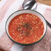 納豆トマトスープ