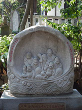 品川神社 七福神の碑