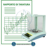 Taratura bilancia da laboratorio