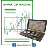 Taratura blocchetto di riscontro piano parallelo