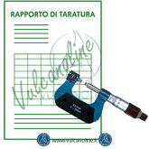 Taratura micrometro per filetti