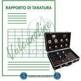Taratura apparecchio prova lampadine