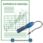 Taratura cercafughe gas refrigerante