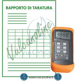 Taratura termometri, sonde, fornetti, calibratori