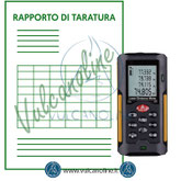 Taratura metro laser