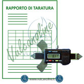 Taratura calibro per saldature