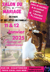 Salon du mariage, du PACS et des fêtes de famille à Criel-sur-Mer - 11 et 12 Janvier 2025