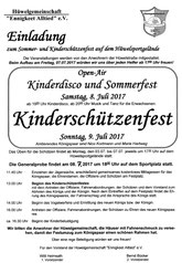 Sommerfest 8. + 9. Juli Samstag-Sonntag