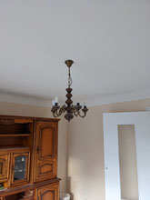 Mise en peinture séjour complet avec murs et plafond, reprise totale des enduits et pose de toile de rénovation sur Béziers – Peinture Audiffren