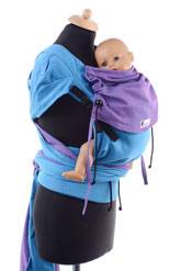 Huckepack Wrap Tai, wrap conversion, expanded staps, hipbelt with buckle