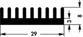 Fischer Elektronik SMDデバイス用ヒートシンク ICK SMD E 29 SA   