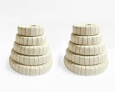 Yoga Chumbals, Yoga Donuts 9 und 11 cm ø, Hergestellt aus strapazierfähiger Baumwolle für maximalen Komfort von yogawood