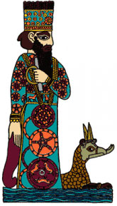 Marduk, dieu de Babylone, il devient le roi des dieux. idolâtrie à babylone