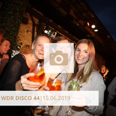 Logo WDR Disco 44 Juni 2019 Halle Tor 2, Die Halle Tor 2, Halle Tor 2, Party, Disko, Tanzen, Club, Kölner Nachtleben, Event, Veranstaltung heute, Musik, Eventlocation Köln