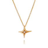 Collier und Anhänger in Rotgold mit einem Brillanten aus der Milchstrasse Kollektion der Goldschmiede OBSESSION Zürich und Wetzikon
