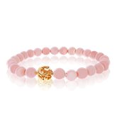 Collier aus Rhodochrosit mit einem Rotgold Verschluss aus der Gipsy Kollektion der Goldschmiede OBSESSION Zürich und Wetzikon