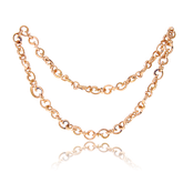 Collier in Rotgold mit Saphiren aus der Gipsy Kollektion der Goldschmiede OBSESSION Zürich und Wetzikon.