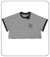 cropped stripped topform women