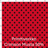 joustava kangas printti verkko net Crimson Musta