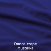 joustava kangas lycra dance crepe mustikka