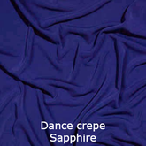 joustava kangas lycra dance crepe sapphire