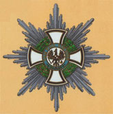 Stern zur Großkomture des königlichen Hausordens von Hohenzollern 