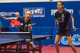 Foto Pillik - Polcanova und Zhang - eine Nummer zu groß für Villach