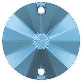 Swarovski 3200 Rivoli Aquamarine