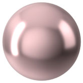 Swarovski 5817 Cabochon Crystal Pearl Vintage Rose