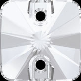 Swarovski 3201 Rivoli Square Crystal