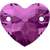Swarovski 3259 Heart Fuchsia