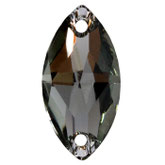 Swarovski 3223 Navette Black Diamond