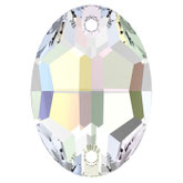 Swarovski 3210 Oval Crystal AB