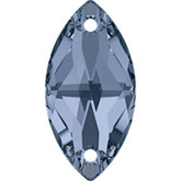 Swarovski 3223 Navette Denim Blue