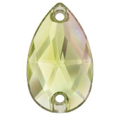 Swarovski 3230 Pisara Crystal Luminous Green