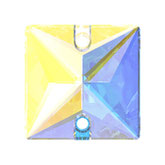 Swarovski 3240 Square Crystal AB
