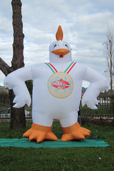 Gonfiabile Pollo Gigante, Gonfiabili Pubblicitari