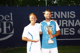 Finalist Jakunin und Sieger Leimbach