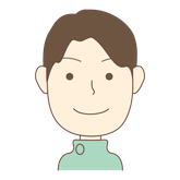 患者さんと対話する院長のイラスト
