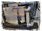 Absauganlage mit 4-fach Verteiler