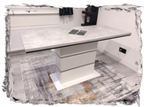 DIY Esstisch für Wohnzimmer