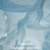 Organza Vaalean sininen 3510