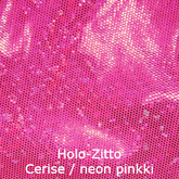 joustava kangas lycra Holo Zitto 1039 Cerise Neon pinkki