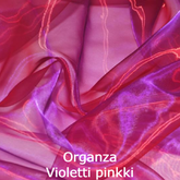 Two Tone Organza Violetti Pinkki