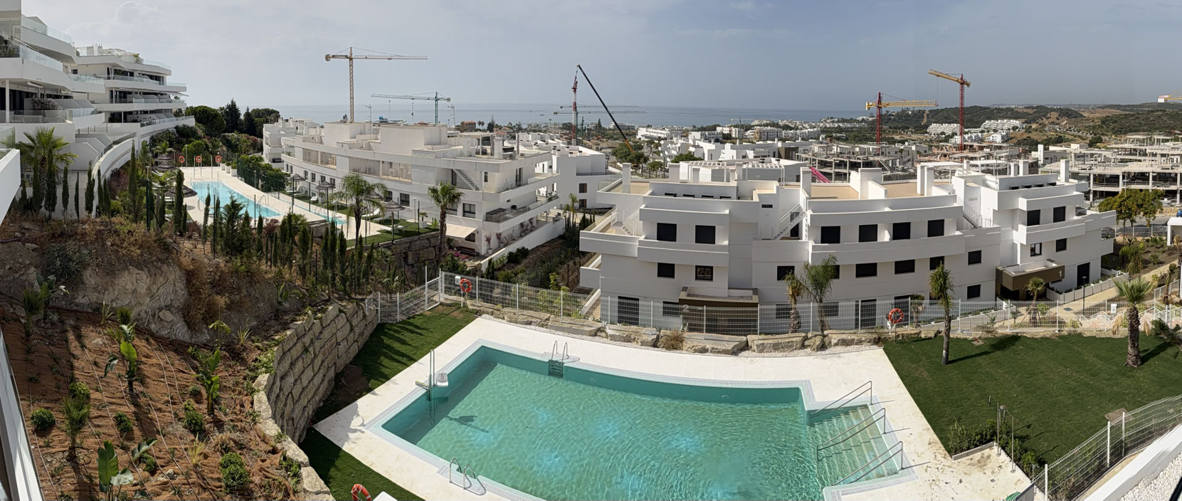 Der neue Blick vom Balkon