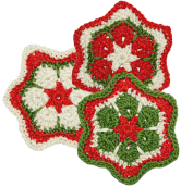 Cómo tejer una estrella navideña a partir de la flor africana a crochet (crochet african flower star)