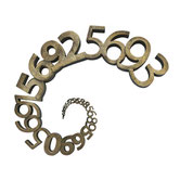 Paolo Grassi – Nautilus, open spiral sculpture in bronze featuring sequential raised digits.