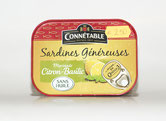 Sardinas marinadas limón y basilisco 140 gr casher lepesaj