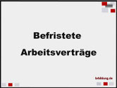 Befristete Arbeitsverträge